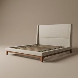 Cama Shanon - King · C/Chambrana y Espaldar Tapizado - vista 1