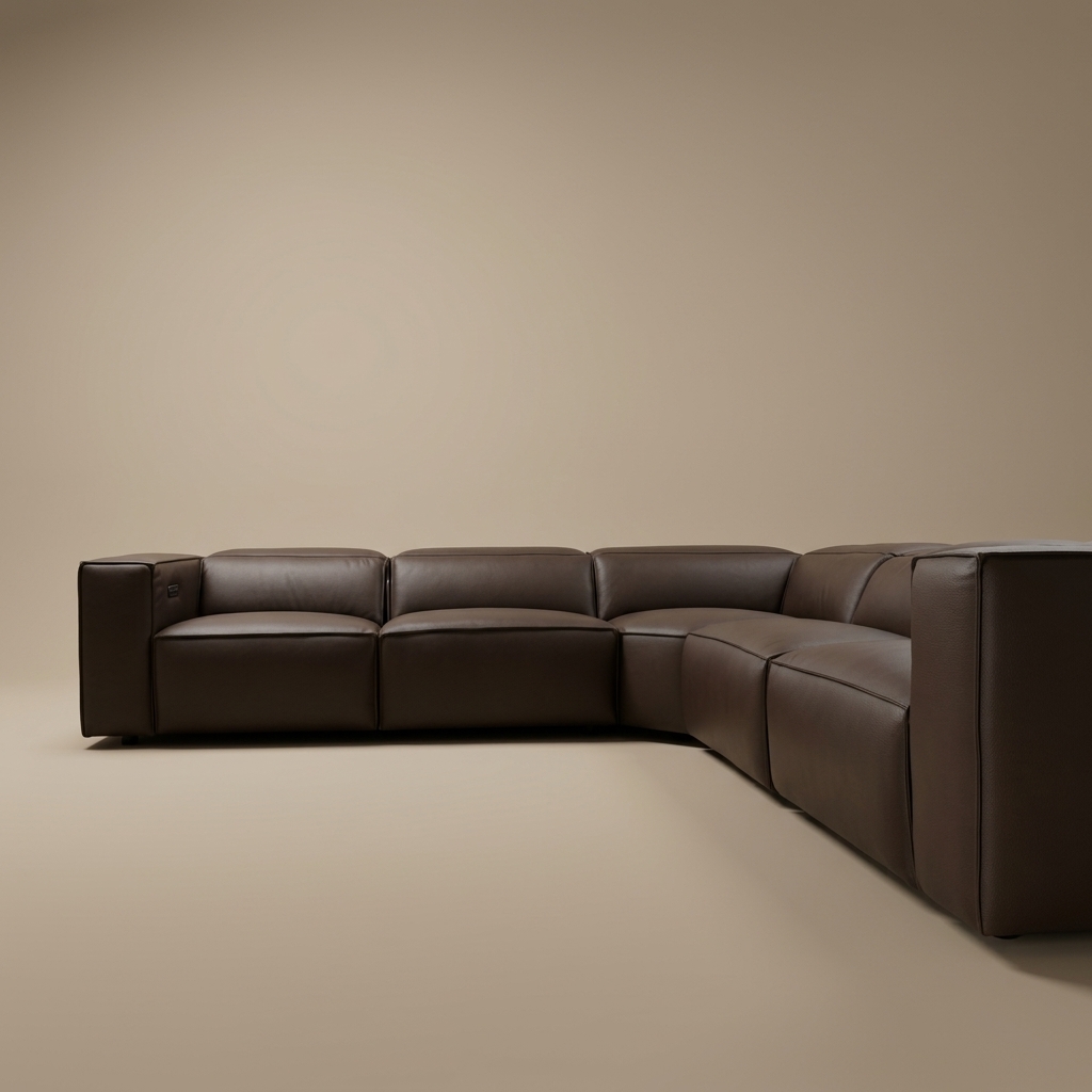 Sofa Seccional I923 Electronic Recliner Brown - Estándar - vista 2