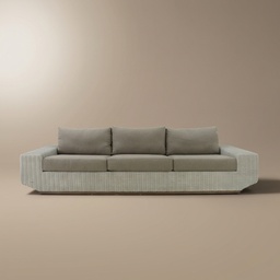 Sofa de Mimbre Milano - 3 Plazas - vista 1