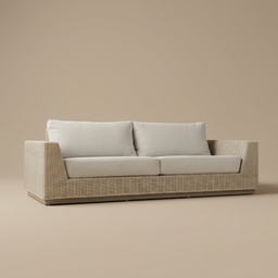 Sofa de Mimbre Albany - 3 Plazas - vista 2