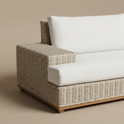 Sofa de Mimbre Manuel - 3 Plazas - vista 1