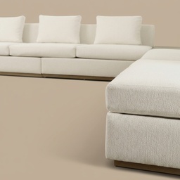 Sofa Florida Seccional - 129″ × 59″ - vista 1