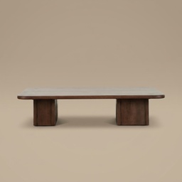 Mesa de Centro Farole - 72″ × 52″ × 15″ H · C/Corte Diagonal · C/Corte Diagonal - vista 4