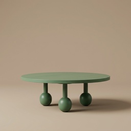 Mesa de Centro Miranda - 42″ D × 15″ H - vista 1
