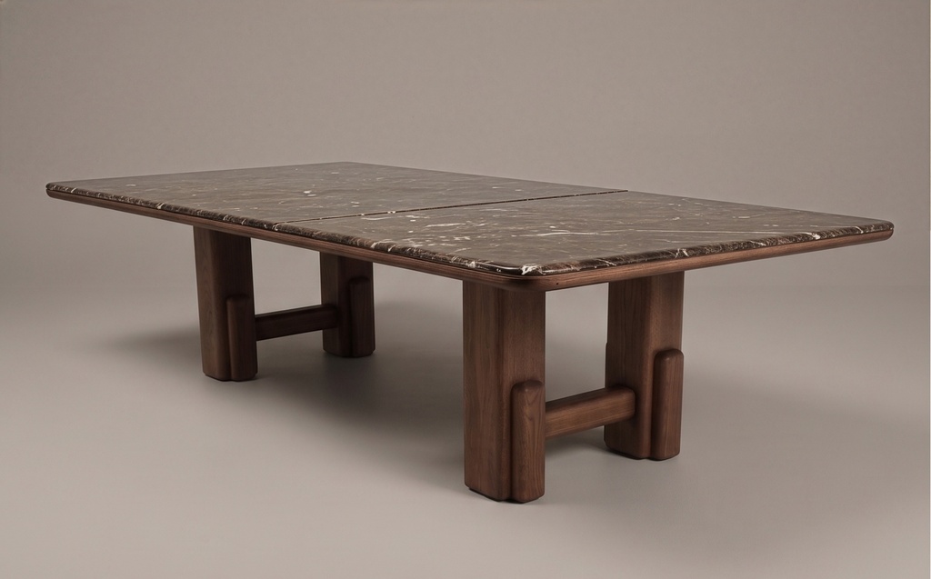Mesa de Comedor la Plata C/marmol - 120″ × 56″ × 30″ H - vista 4