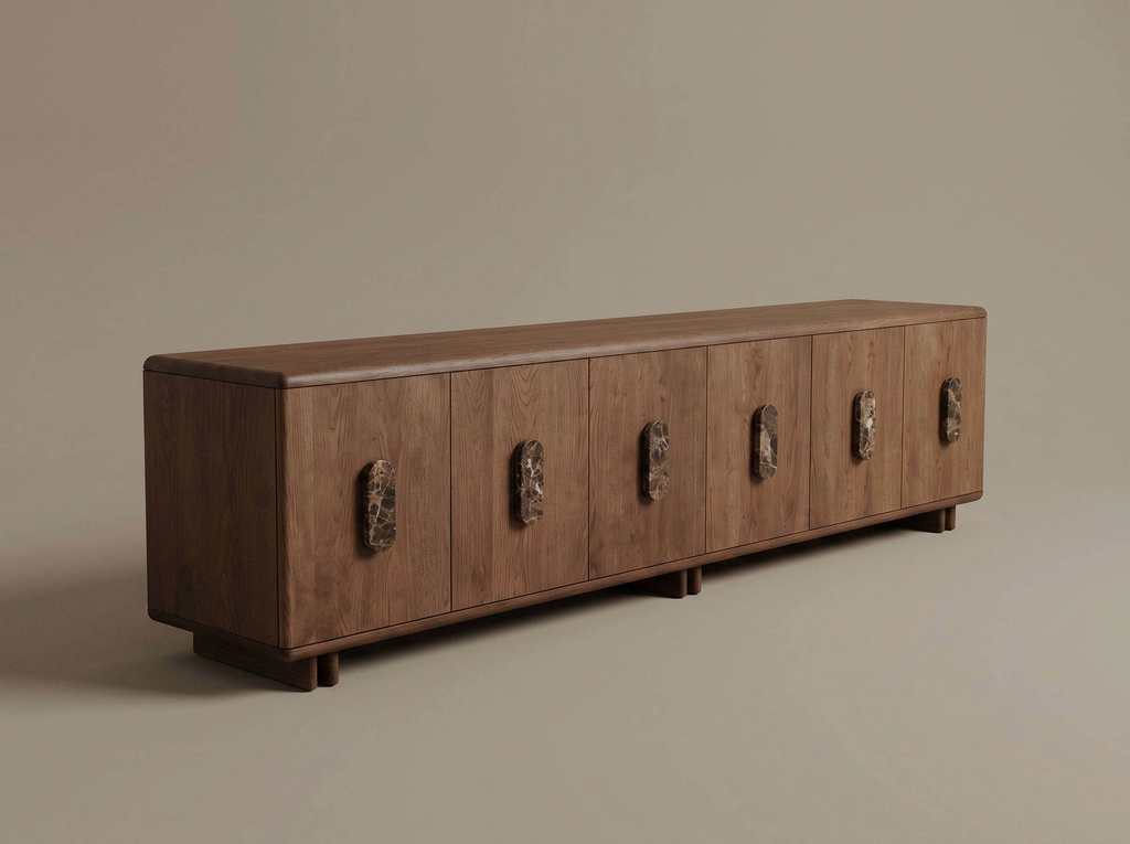 Mueble Auxiliar Pietra - 120″ × 22″ × 30″ H - vista 2