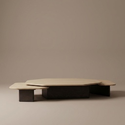 Mesa de Centro Padme - 72″ × 52″ × 15″ H - vista 1