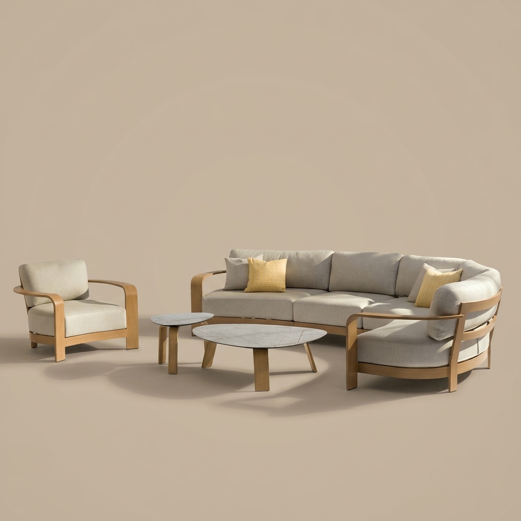 Sofa Asiento So Chic Left Hand Chair Oak - Estándar - vista 1