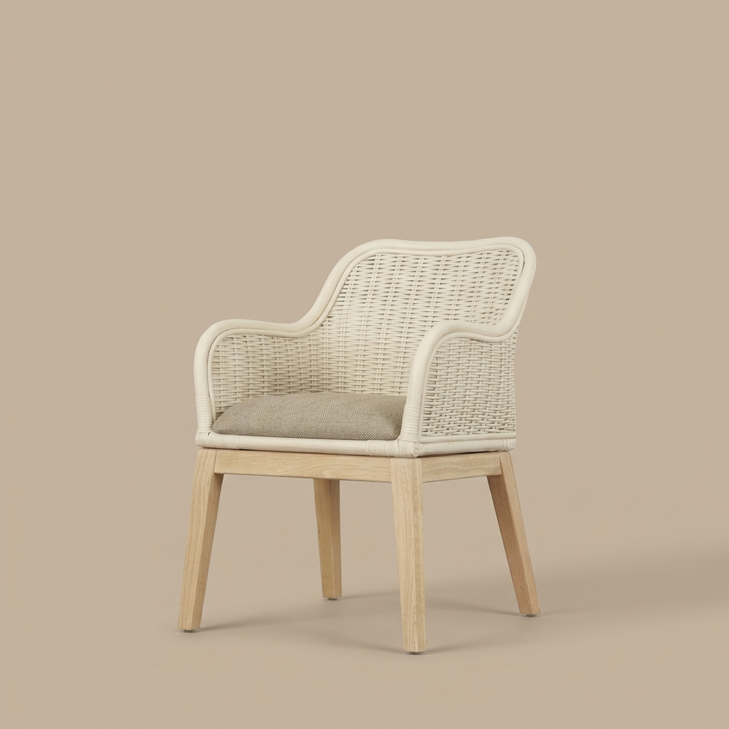 Silla de Mimbre Menorca, silla de Charo Decoraciones