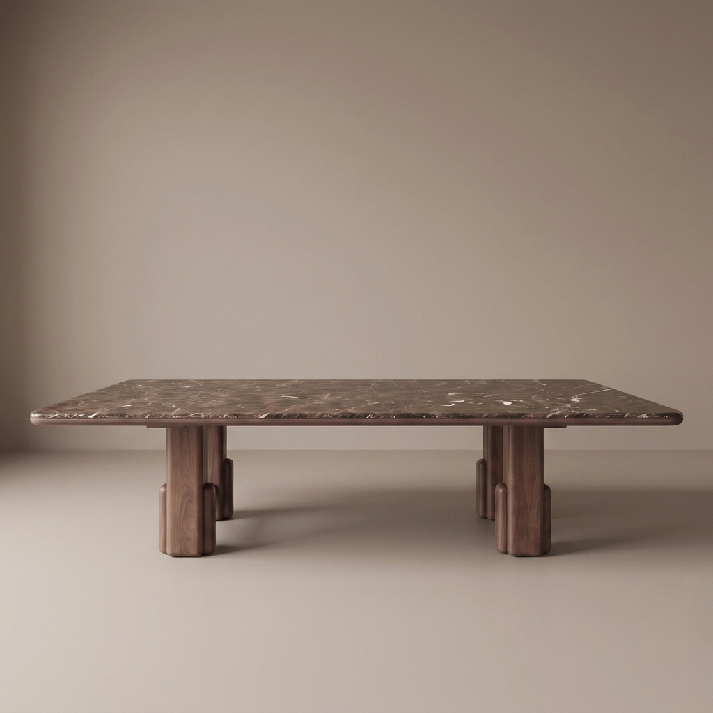 Mesa de Comedor la Plata C/marmol de Charo Decoraciones