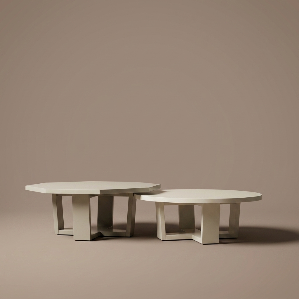 Mesa de Centro Redonda del Set Tu y Yo x