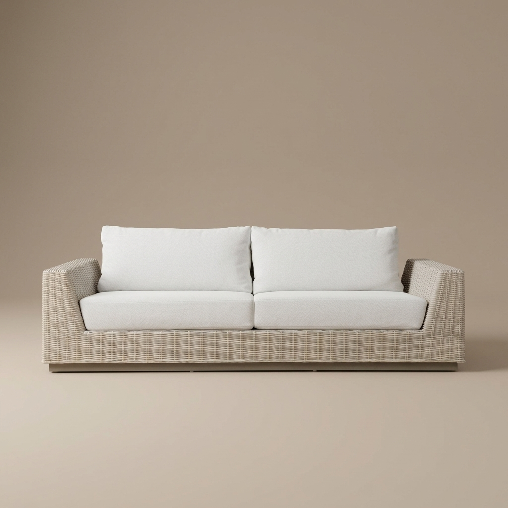 Sofa de Mimbre Albany de Charo Decoraciones