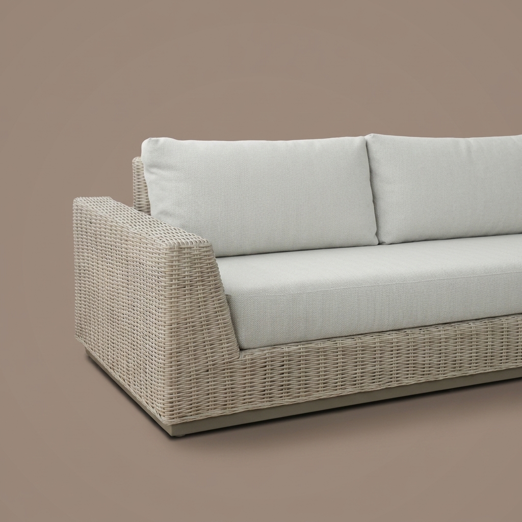 Sofa de Mimbre Albany de Charo Decoraciones