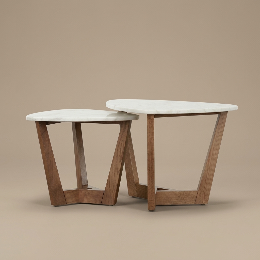 Mesa Lateral Boomerang de Charo Decoraciones