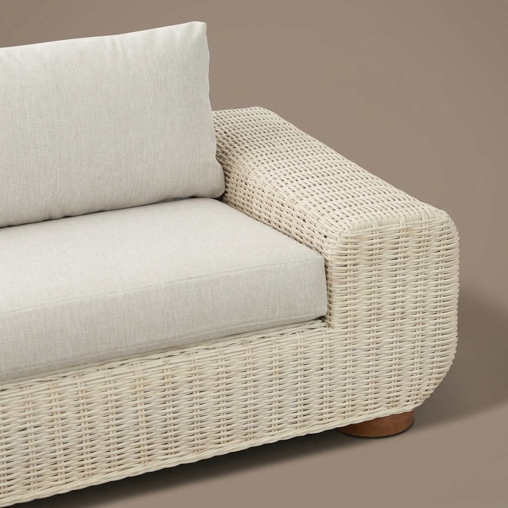 Sofa de Mimbre Tami de Charo Decoraciones