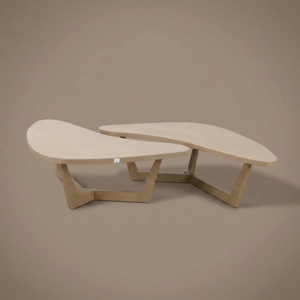 Mesa Centro Boomerang Brown