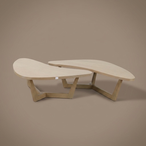 Mesa Centro Boomerang Brown