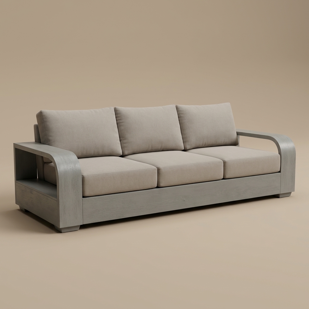Sofa Media Luna de Charo Decoraciones