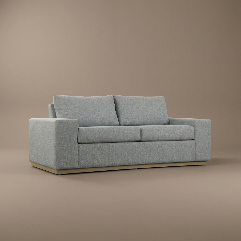 Sofa Cama Brazo Cuadrado de Charo Decoraciones