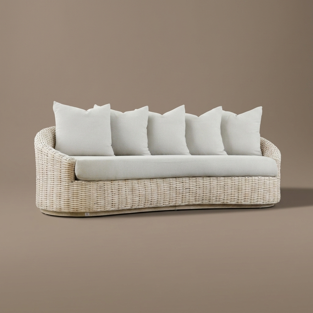 Sofa Tina de Mimbre