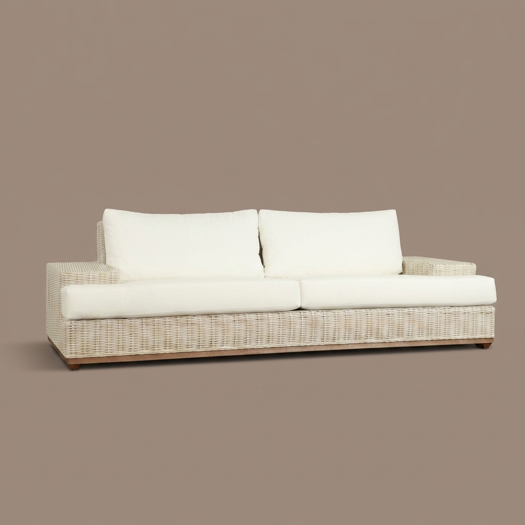 Sofa de Mimbre Manuel de Charo Decoraciones