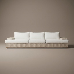 Sofa de Mimbre Manuel 3 Plazas