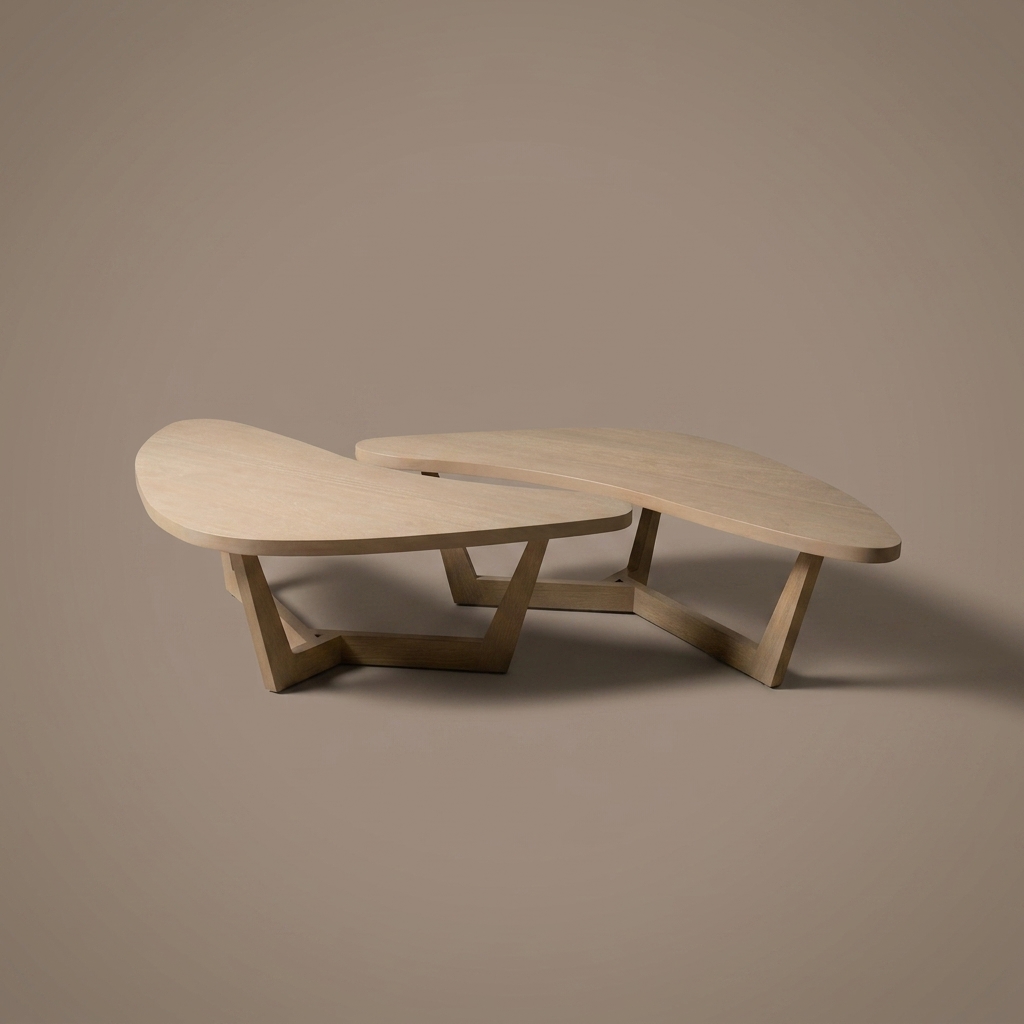 Mesa de Centro Boomerang de Charo Decoraciones
