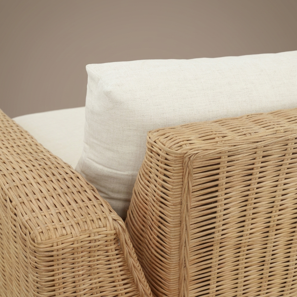 Sofa de Mimbre Albany de Charo Decoraciones