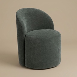 Silla Fairfax Moss, silla de comedor tapizada