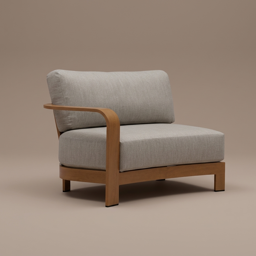 Sofa Asiento So Chic High Hand Chair Oak - Estándar