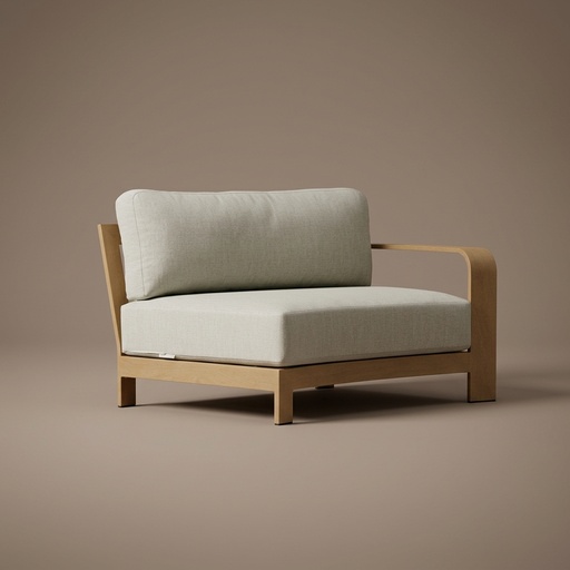 Sofa Asiento So Chic Left Hand Chair Oak